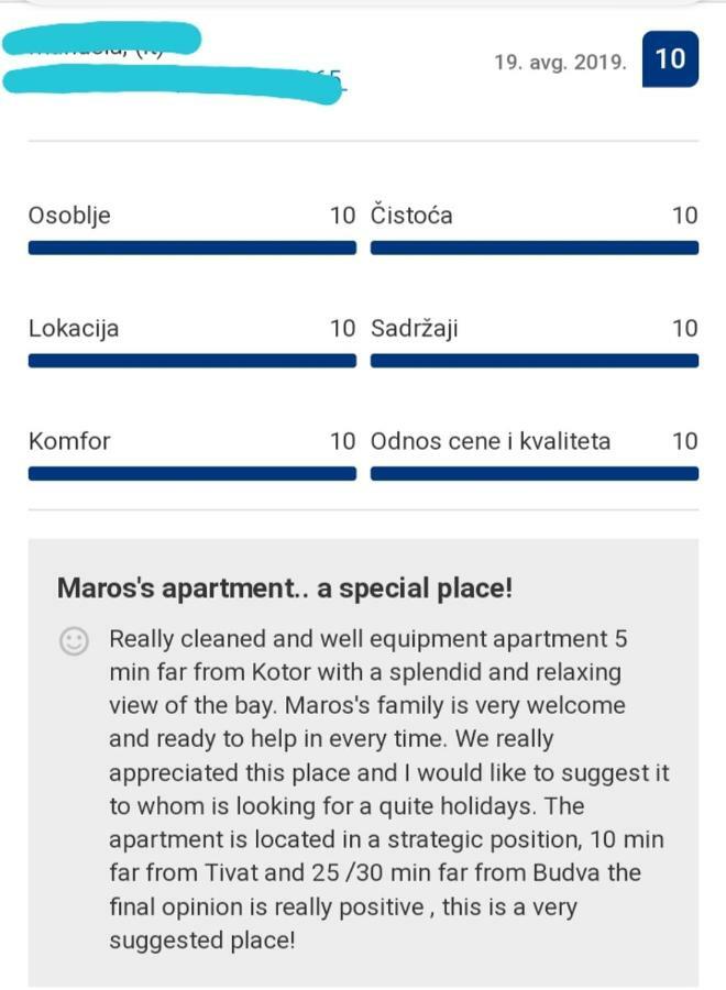 Apartments Marko Maros Kotor Exterior foto